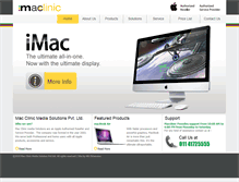 Tablet Screenshot of macclinicindia.com